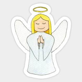 Christmas Angel Sticker